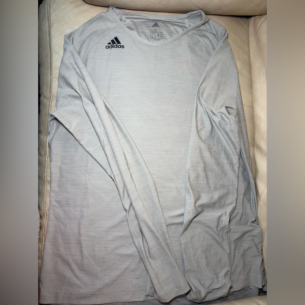 Adidas Men's or Women’s Gray Long Sleeve Shirt